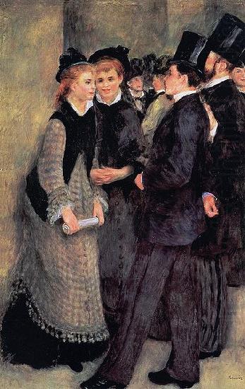 La sortie de Conservatorie, Pierre-Auguste Renoir